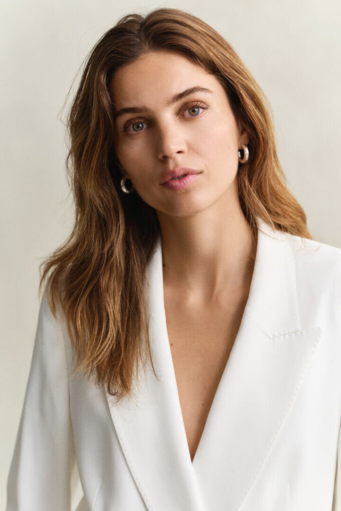 Blazer em crepe
