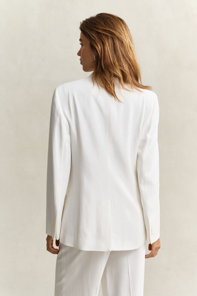 Blazer em crepe