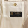 Blazer em mistura de linho com riscas finas