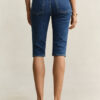 Calças Capri em Denim