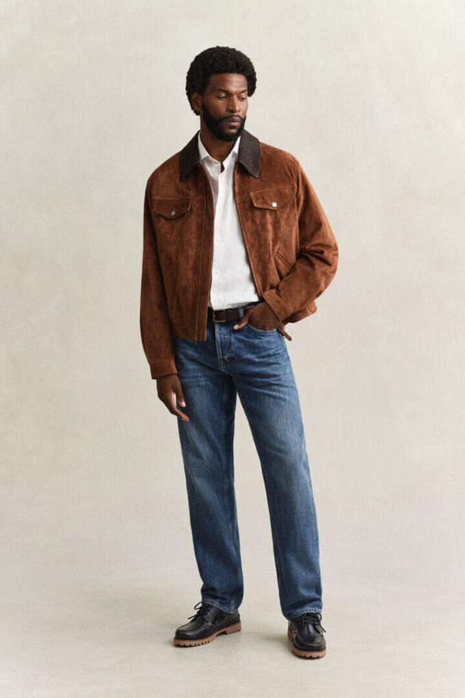 Calças de jeans com ouropel
