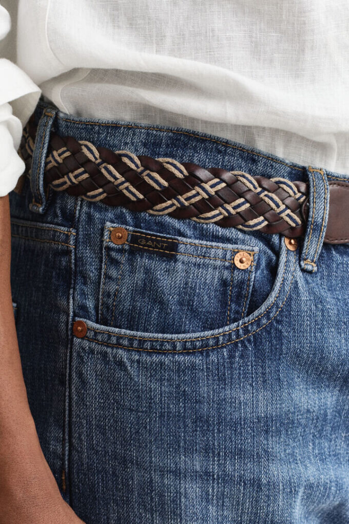 Calças de jeans com ouropel