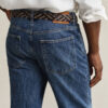 Calças de jeans com ouropel