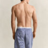 Calções de pijama em popeline xadrez
