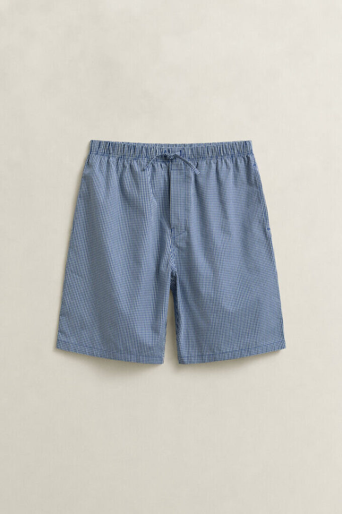 Calções de pijama em popeline xadrez
