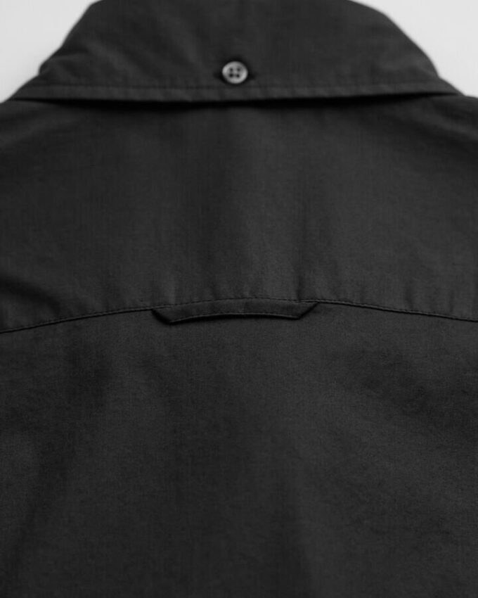 Camisa clássica de popelina de corte justo
