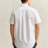 Camisa de calções clássica de manga curta Oxford