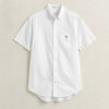 Camisa de calções clássica de manga curta Oxford