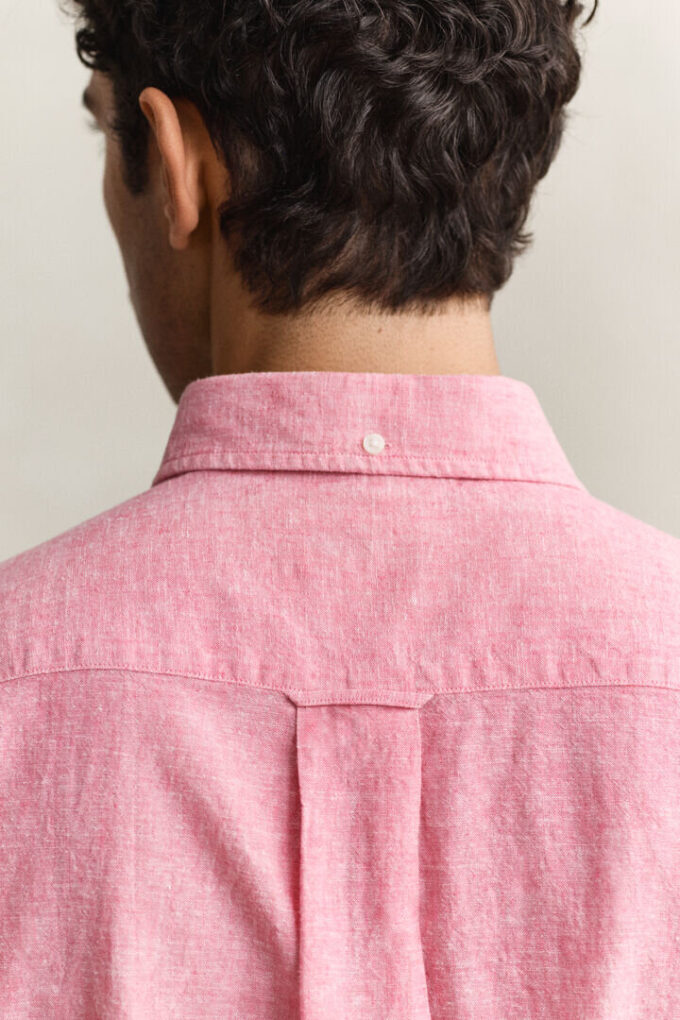Camisa de calções em mistura de linho