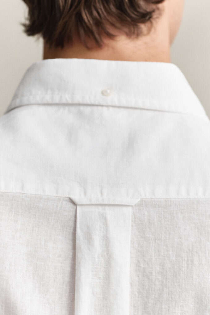 Camisa de calções em mistura de linho