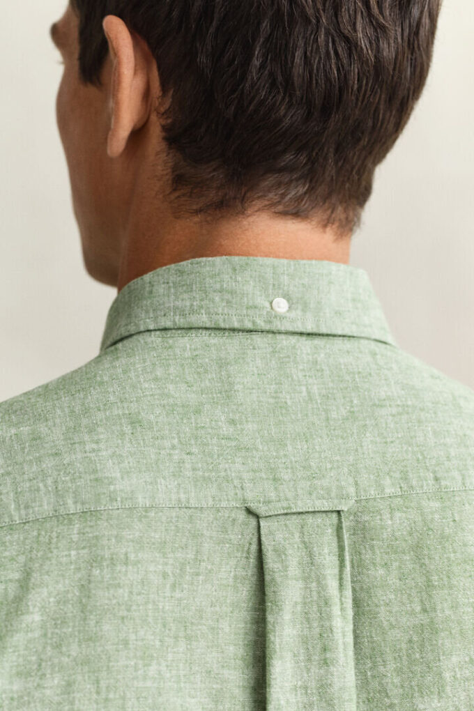Camisa de calções em mistura de linho