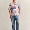 Camisa de calções náutica de manga curta