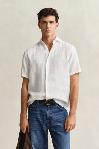 Camisa de calção em linho