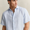 Camisa de calção em linho