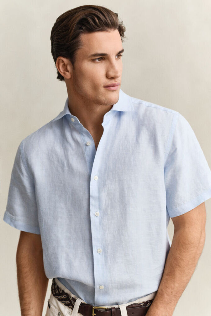 Camisa de calção em linho