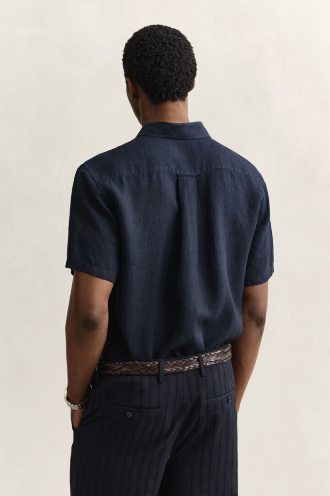 Camisa de calção em linho