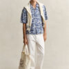 Camisa de calção estampada