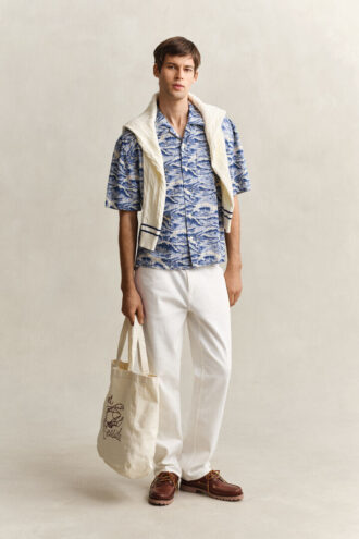 Camisa de calção estampada