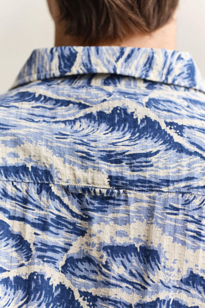 Camisa de calção estampada