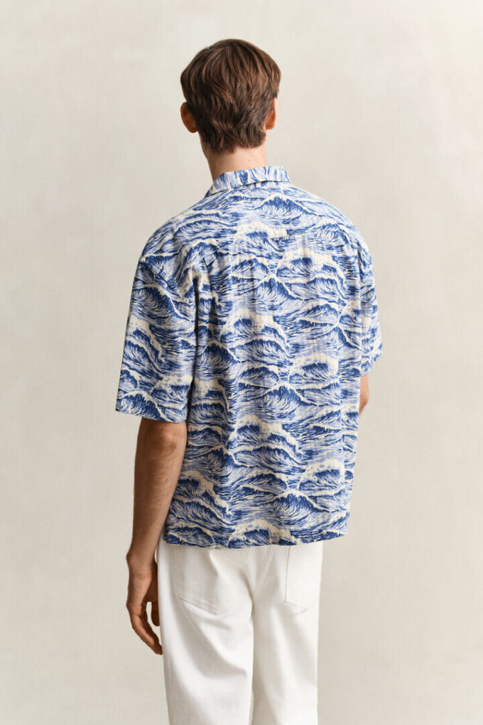 Camisa de calção estampada