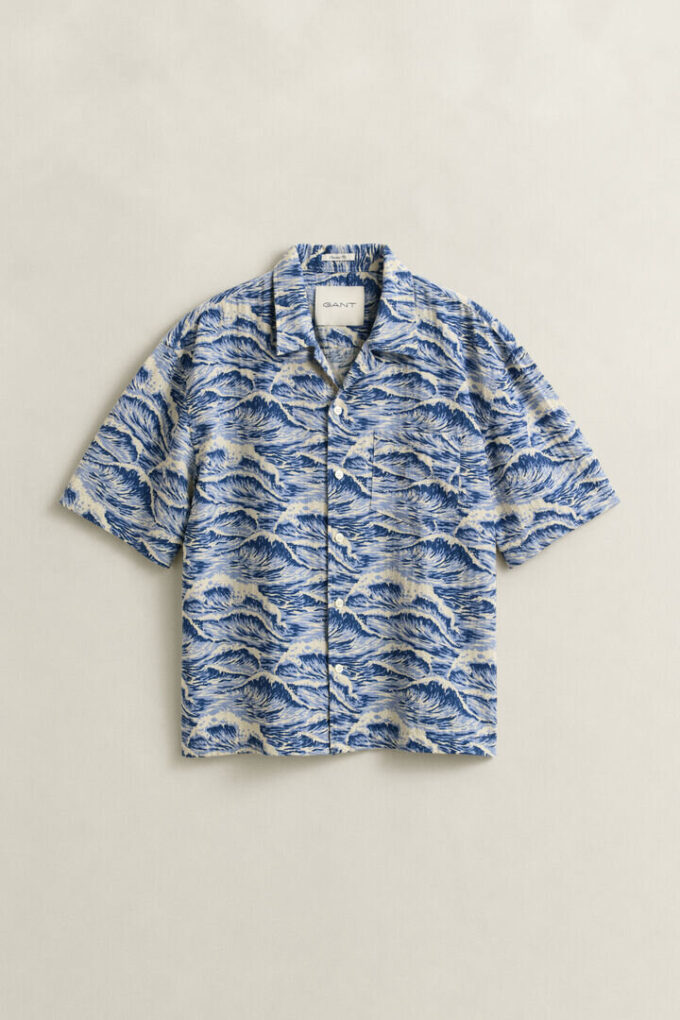 Camisa de calção estampada