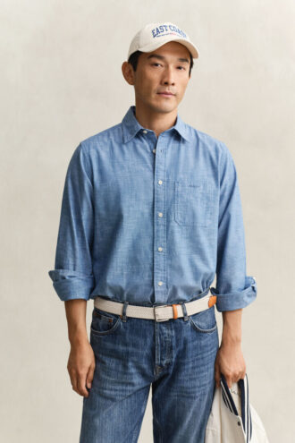 Camisa de chambray