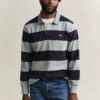 Camisa de ganga Heavy Rugger às riscas com gola em chambray