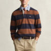 Camisa de ganga Heavy Rugger às riscas com gola em chambray