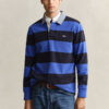 Camisa de ganga Heavy Rugger às riscas com gola em chambray