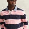 Camisa de ganga Heavy Rugger às riscas com gola em chambray