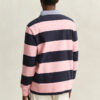 Camisa de ganga Heavy Rugger às riscas com gola em chambray
