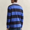 Camisa de ganga Heavy Rugger às riscas com gola em chambray