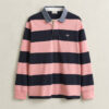 Camisa de ganga Heavy Rugger às riscas com gola em chambray