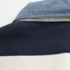 Camisa de ganga Heavy Rugger às riscas com gola em chambray
