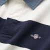 Camisa de ganga Heavy Rugger às riscas com gola em chambray