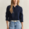 Camisa de linho de corte regular