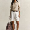 Camisa de linho de corte regular