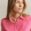 Camisa de linho de corte regular