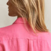 Camisa de linho de corte regular