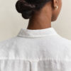 Camisa de linho de corte regular