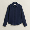 Camisa de linho de corte regular