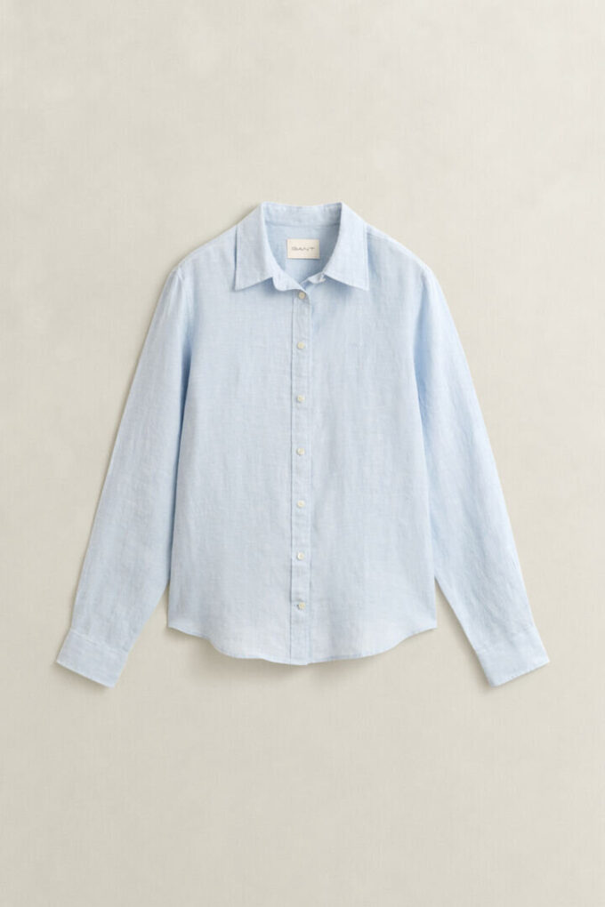 Camisa de linho de corte regular