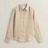 Camisa de linho de corte regular