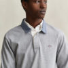 Camisa de malha Heavy Rugger com gola em chambray