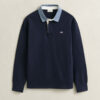 Camisa de malha Heavy Rugger com gola em chambray