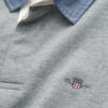 Camisa de malha Heavy Rugger com gola em chambray