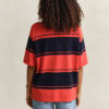 Camisa de manga curta com Barstripe grossas