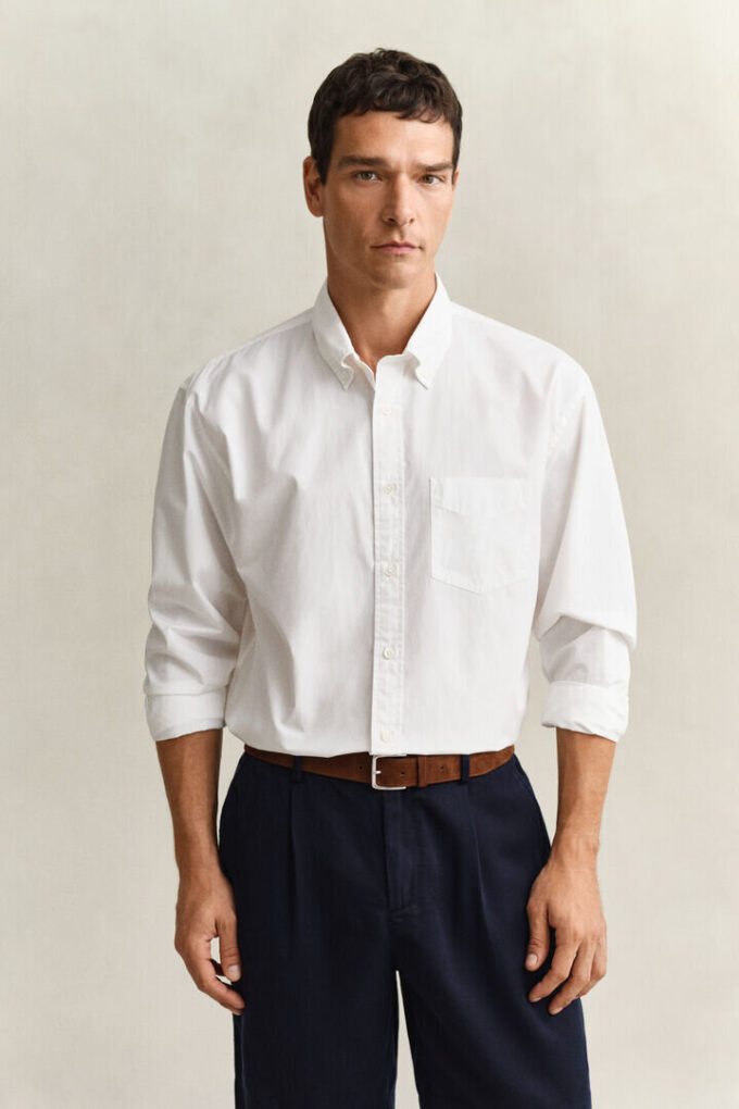 Camisa de popeline