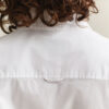 Camisa de popeline de corte justo