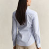 Camisa de popeline de corte justo
